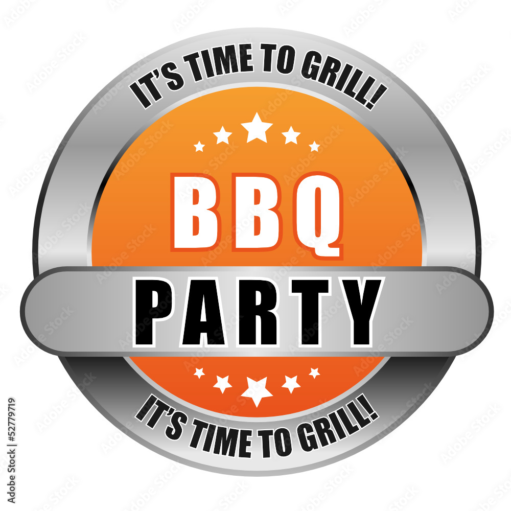 5 Star Button orange BBQ PARTY ITTG ITTG 5 Star Button orange BBQ PARTY ITTG ITTG
