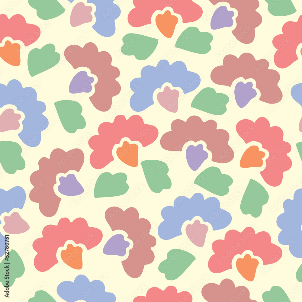 Seamless pattern of flower background Seamless pattern of flower background