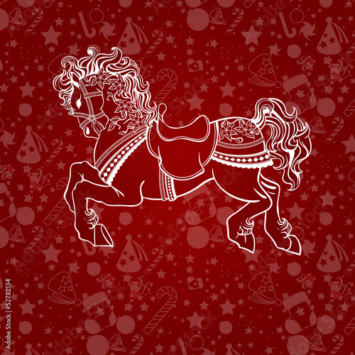 New year horse 2014