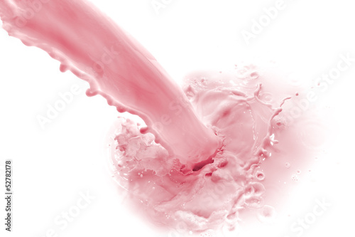 strawberry milk splash photo