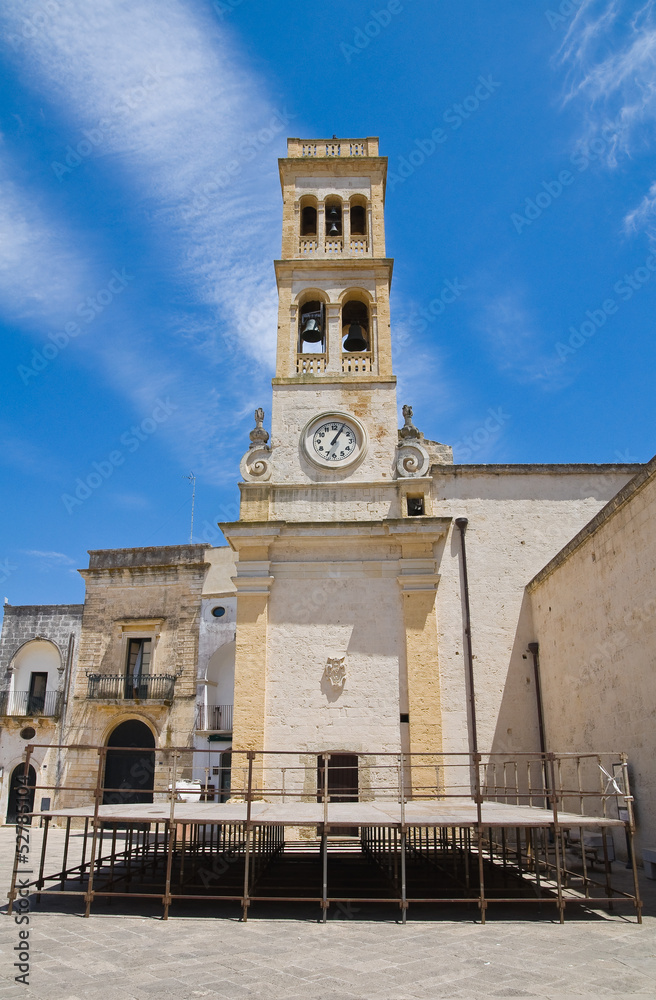 Clocktower. Specchia. Puglia. Italy.