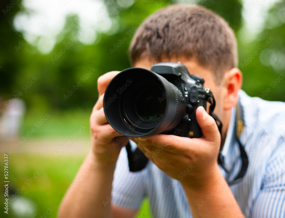 photographer with camera photographer with camera