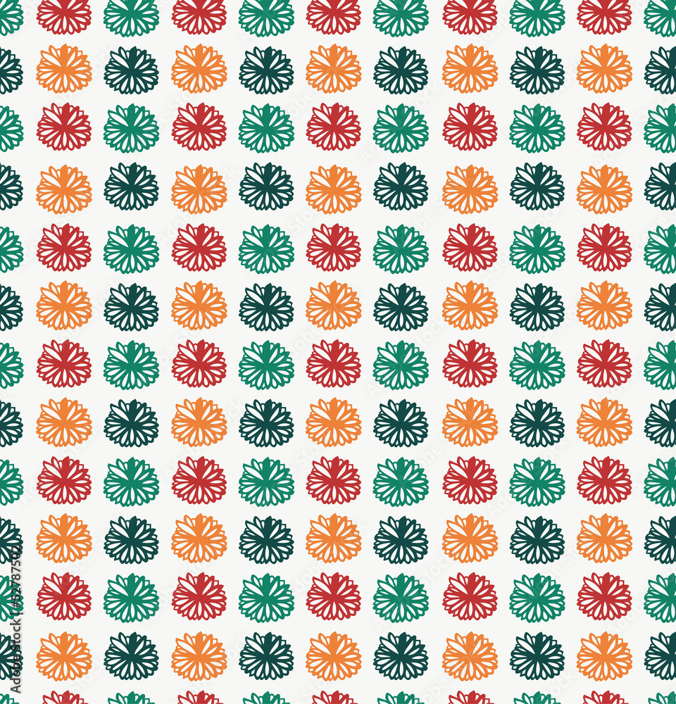 Seamless texture with flowers Seamless texture with flowers