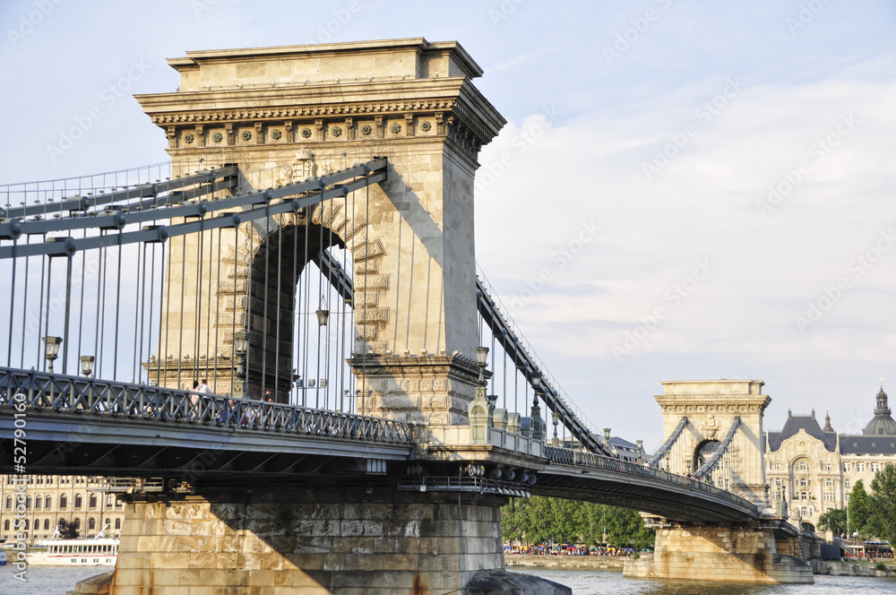 Obraz premium Puente de las Cadenas (Budapest)
