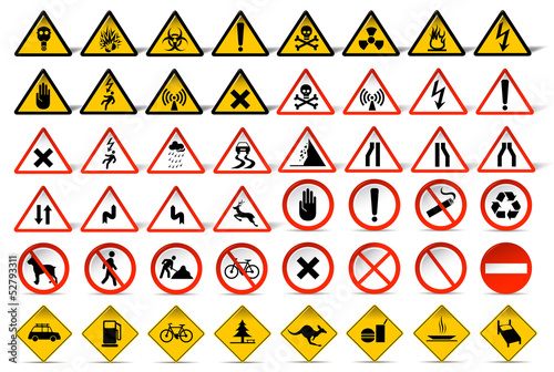 warning symbols