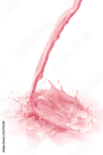 strawberry milkshake splash