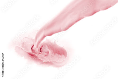 strawberry milk splash