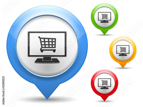 Icon of internet shop
