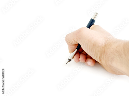Writing with pen