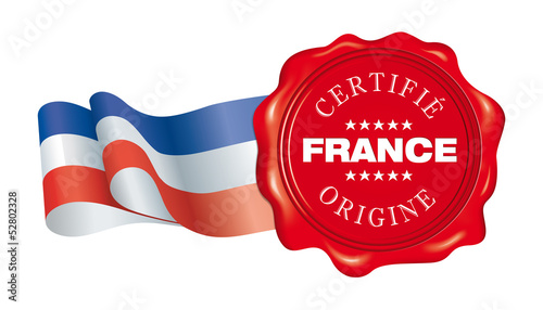 cachet certifié origine France