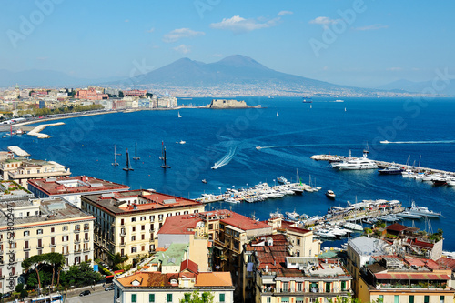 Obraz na płótnie wonderful Naples panoramic view with Vesuvius w salonie