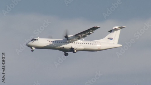 Flugzeug Landung / Landing Airplane