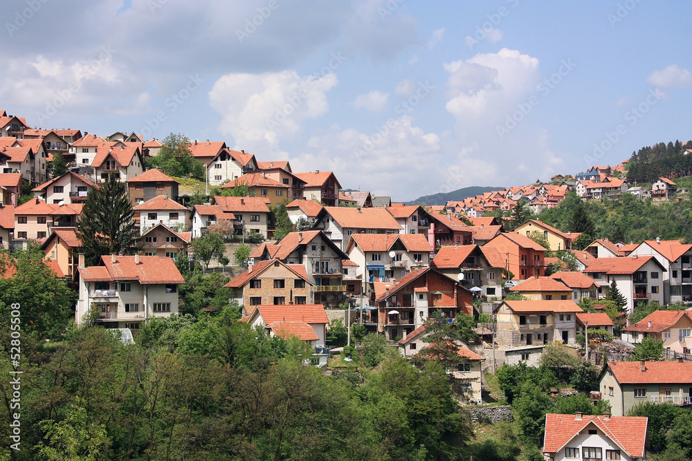 Stadt Užice in Serbien