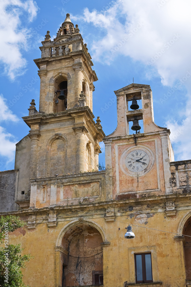 Fototapeta premium Clocktower. Tricase. Puglia. Italy.