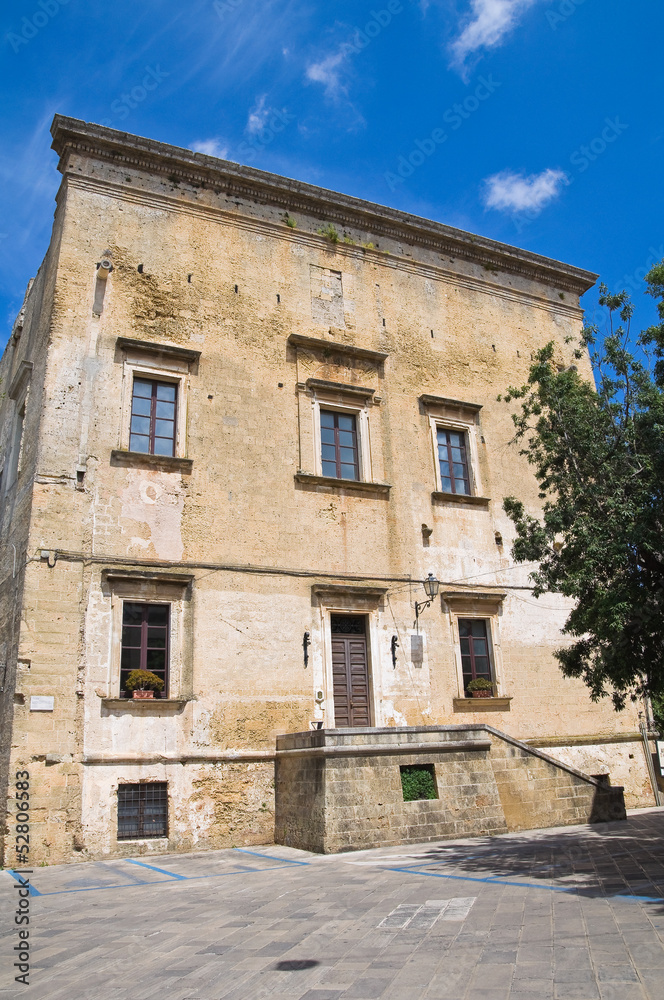 Gallone palace. Tricase. Puglia. Italy.