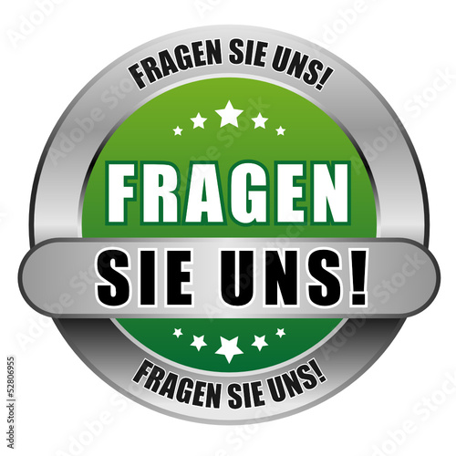 5 Star Button grün FRAGEN SIE UNS! FSU FSU