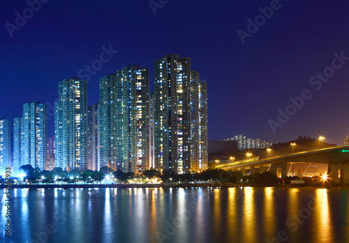 Residential building in Hong Kong © leungchopan