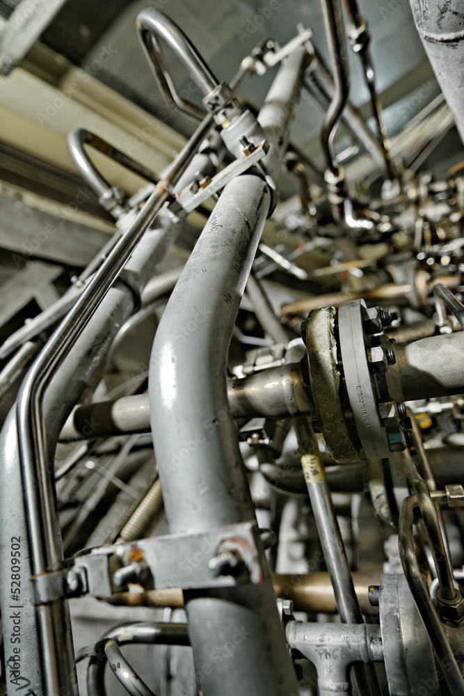 Large industrial generator closeup Large industrial generator closeup