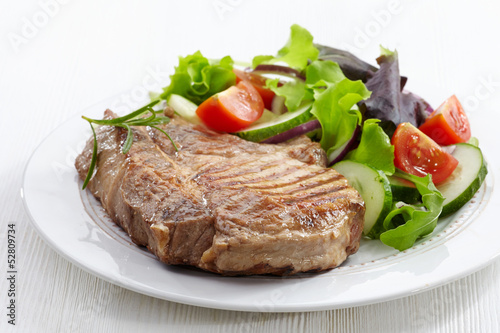 Grilled meat steak