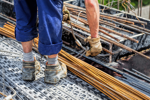 Worker at a construction site