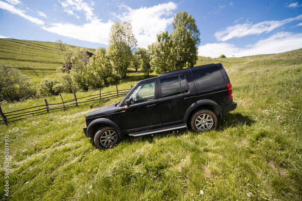 Fototapeta premium Offroad driving