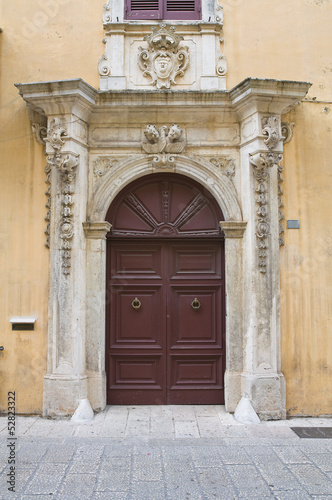 Caputo palace. Tricase. Puglia. Italy. © Mi.Ti.