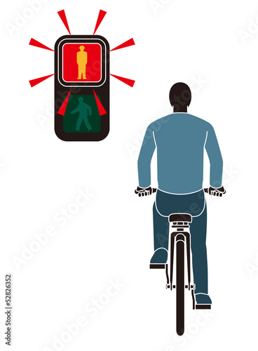 自転車と歩行者専用信号