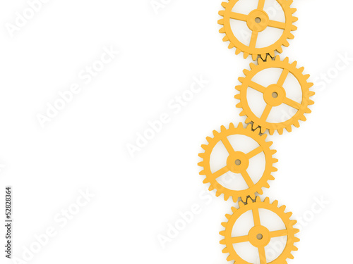 Yellow gears concept