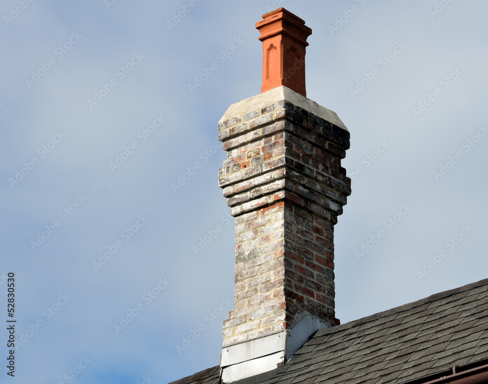 Old chimney at historic St. Augustine, Florida