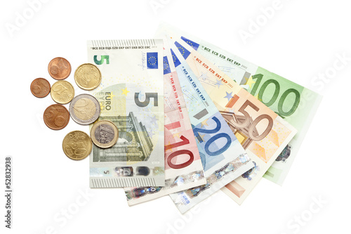 Euro Münzen und Scheine, 5 Euro neu