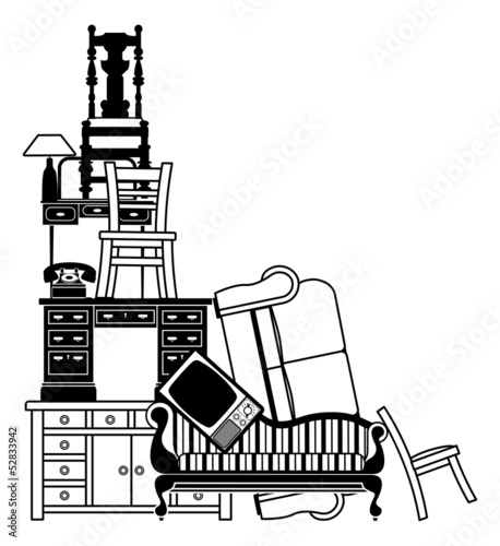 Stack of furniture