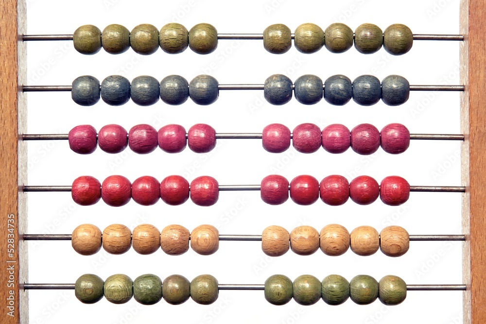 Coloured abacus Coloured abacus