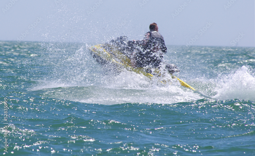 Obraz premium Jet ski splash