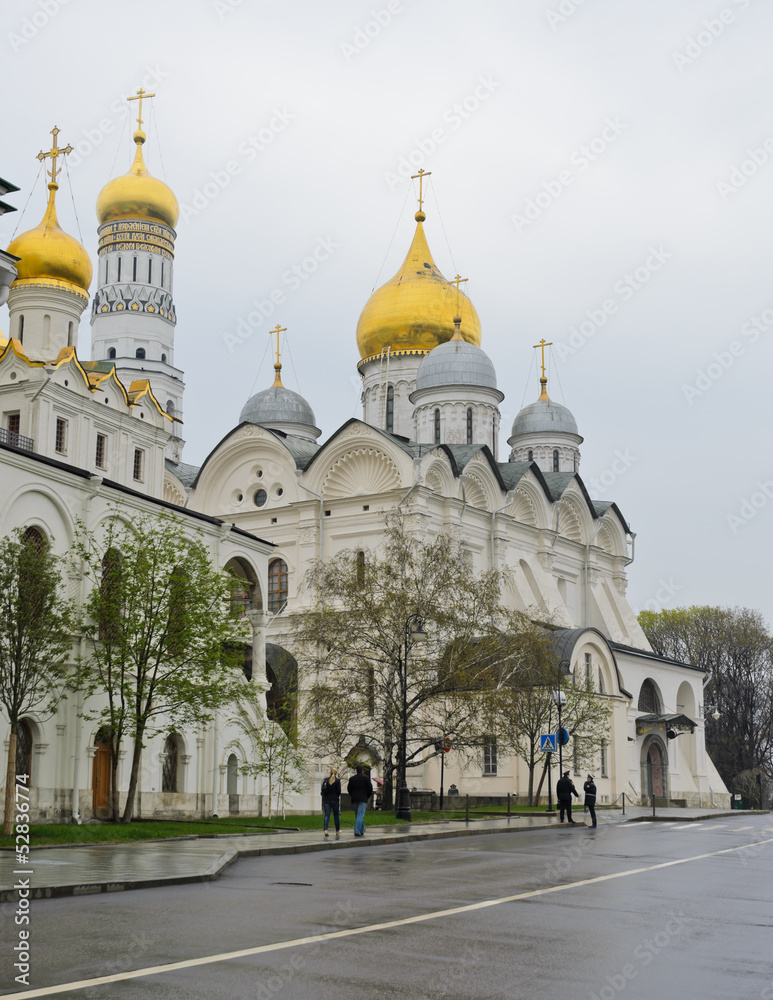 Archangel Cathedral in Moscow Kremlin, Russia