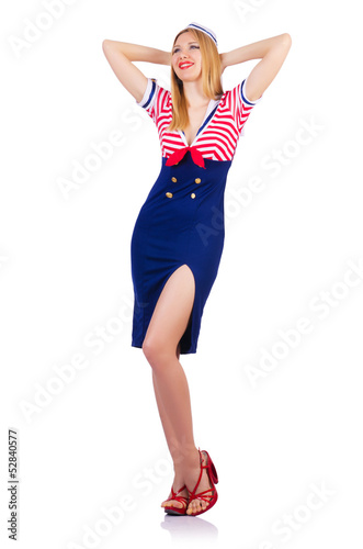 Woman in sailor costume  - marine concept © Elnur