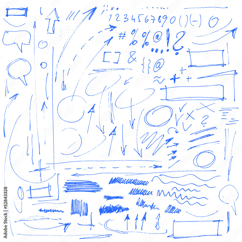 vector doodle design elements