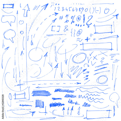 vector doodle design elements