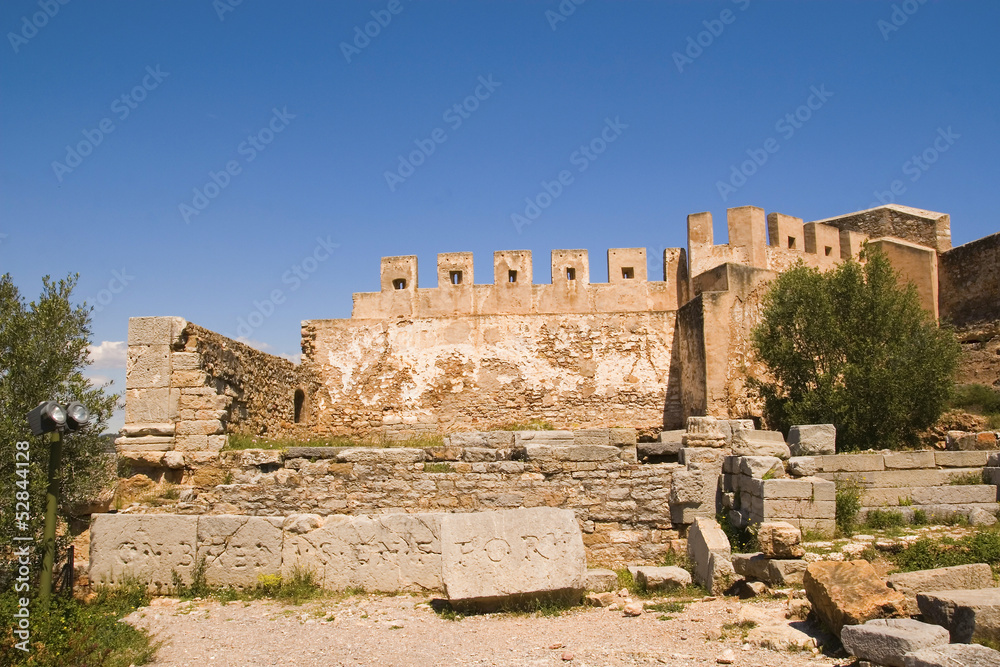 ruinas romanas en Sagunto, España