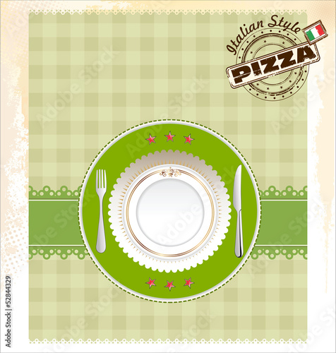 Pizza menu