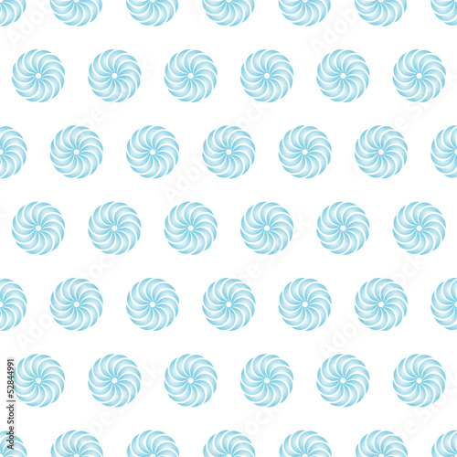 pattern spirale azzurra