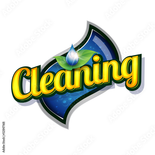 Cleaning service - vintage sign