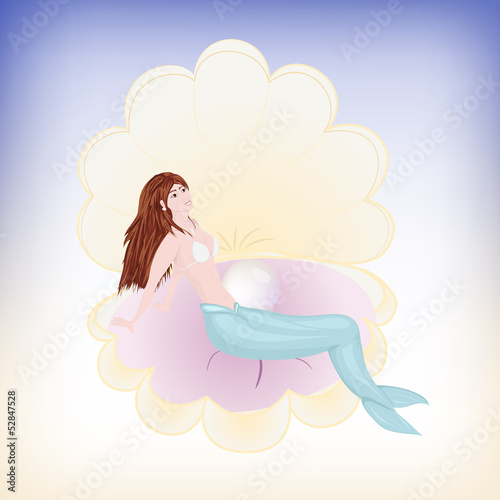 conchiglia con sirena
