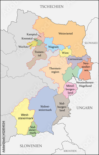 Weinbaugebiete Österreich