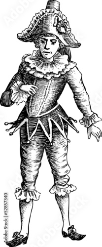 Vintage clown