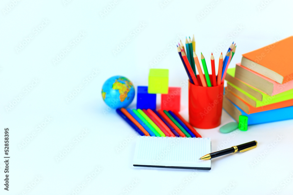 Fototapeta premium School accessories.