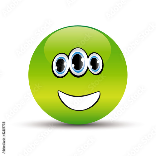 smiley - Monstre triclope