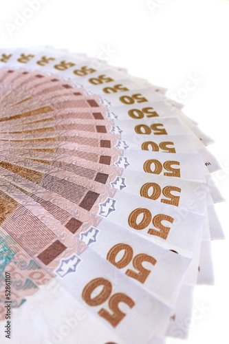 фотографія background of the Ukrainian money value of 50 grivnas