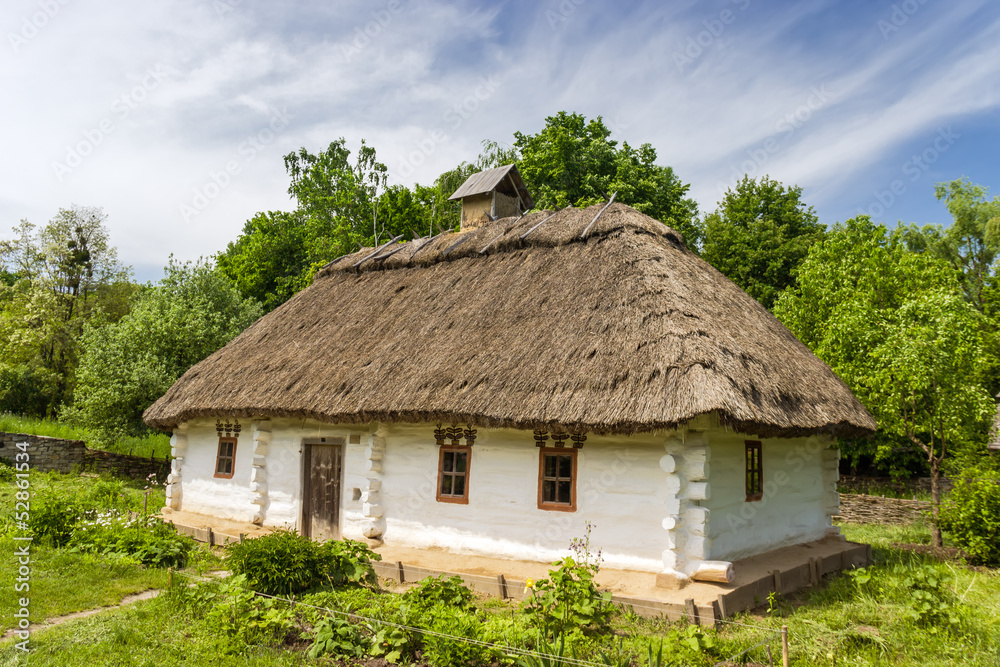 Ukrainian old farmhouse