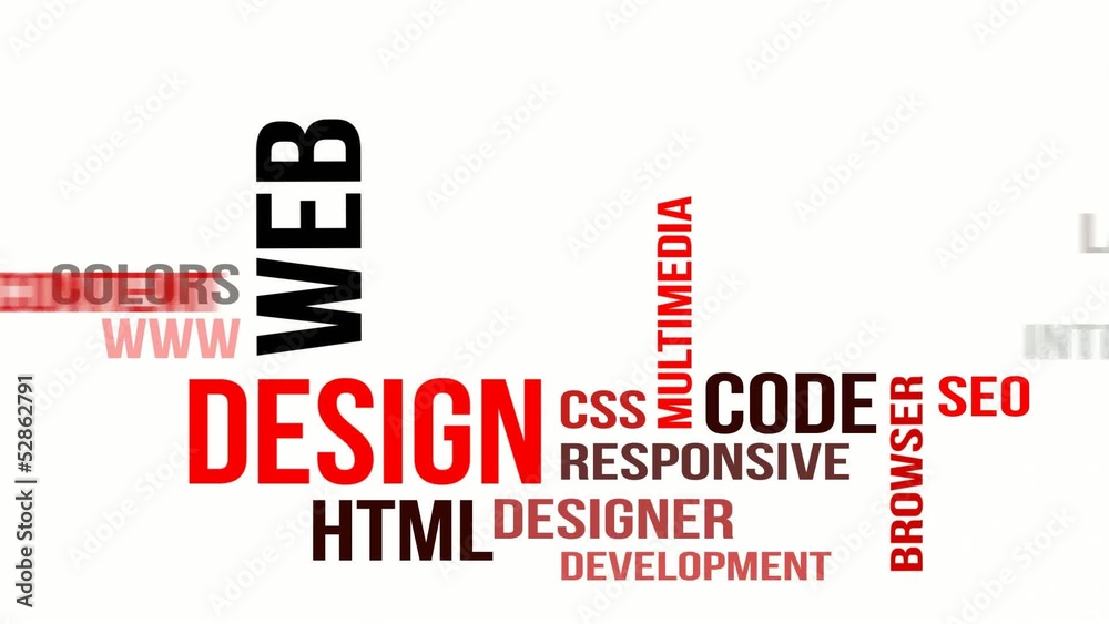 web design kinetic typography 