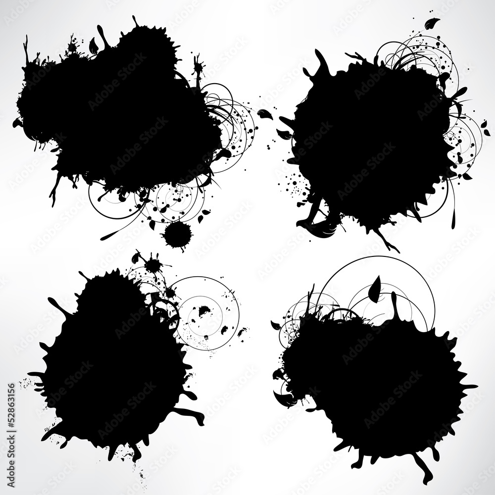 Abstract background with splash Abstract background with splash